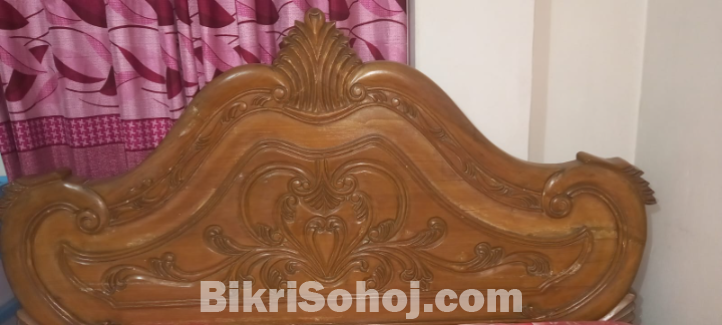 অরজিনাল সেগুন কাঠের বক্স খাট (segun box bed)